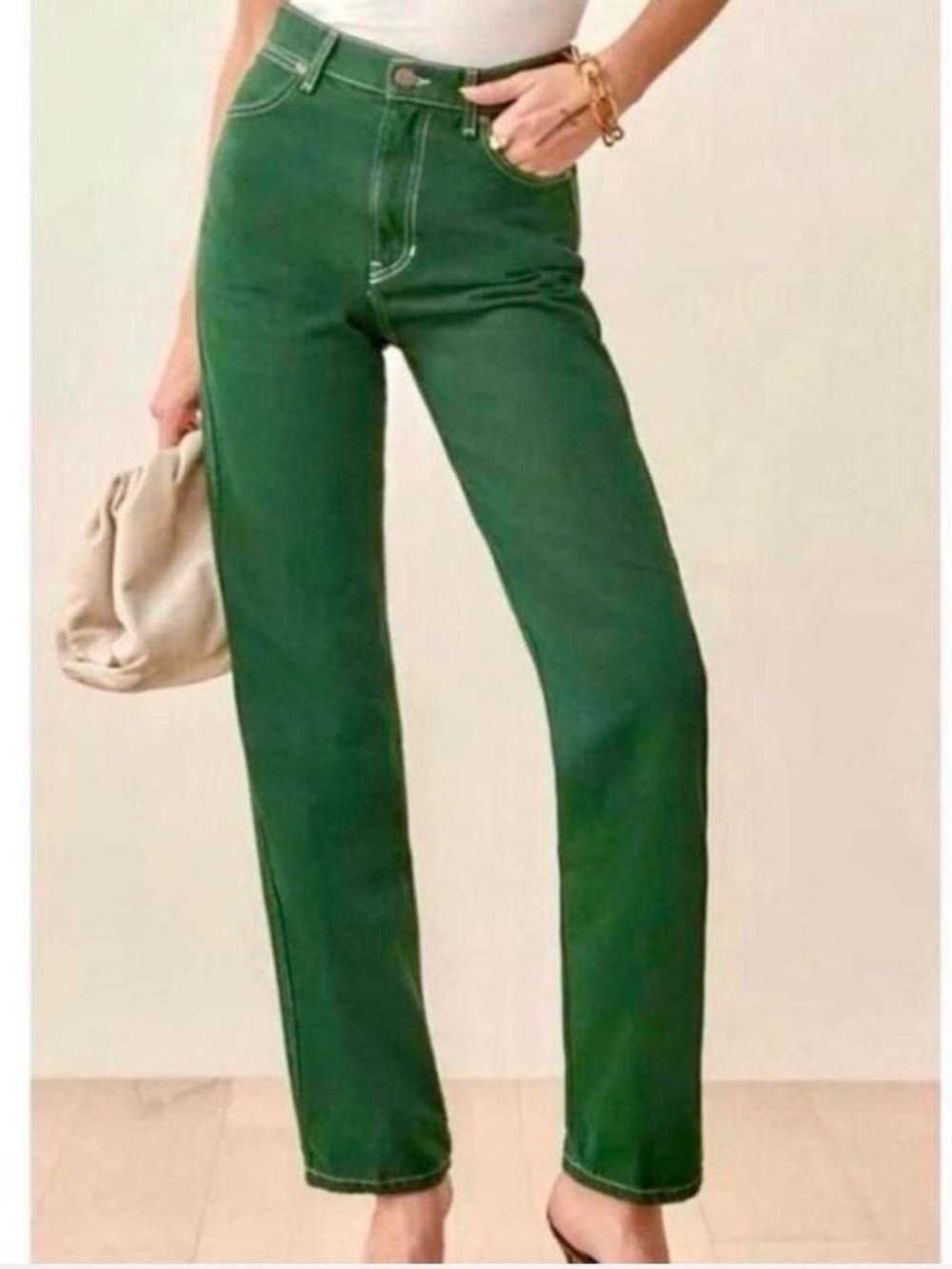 Reformation Cowboy High Rise Straight Jean